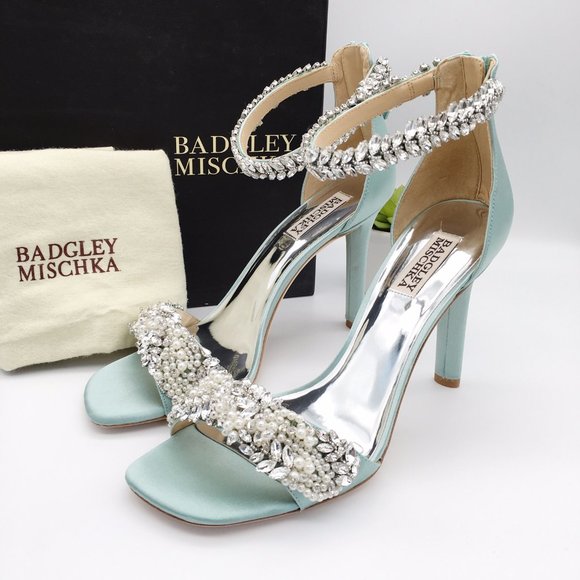 fiorenza embellished ankle strap evening shoe